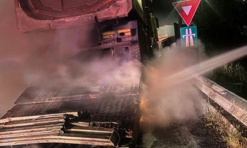 Azi-noapte, INCENDIU pe Autostrada București-Pitești!