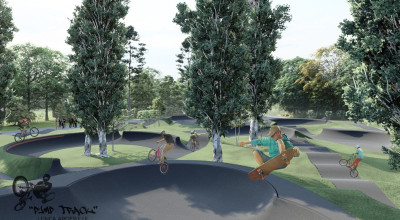 Parcul „Lunca Argeșului” va avea un nou punct de atracție: zona Pump Track!