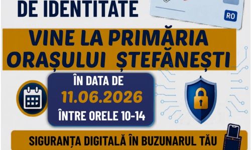 Caravana Cărții Electronice de Identitate ajunge la Ștefănești!