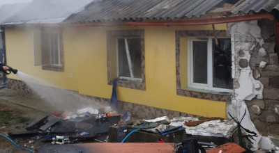 ACUM! EXPLOZIE într-o gospodărie din Argeș