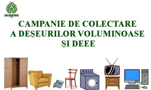 Nu uitați! Săptămâna aceasta are loc campania de colectare GRATUITĂ a deșeurilor voluminoase și DEEE, în Pitești!