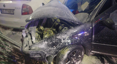 Accident cu patru mașini în Pitești