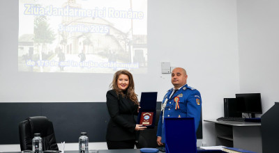 Prefectul Ioana Făcăleață: "La mulți ani, jandarmi argeșeni"