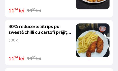 Autoservire Central reduceri de 40% la mai multe meniuri prin TAZZ