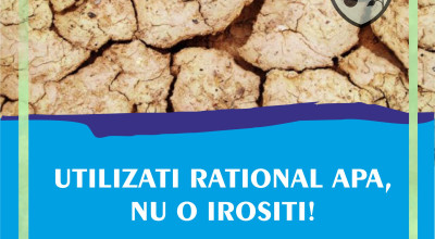 Utilizați rațional apa! Nu o irosiți