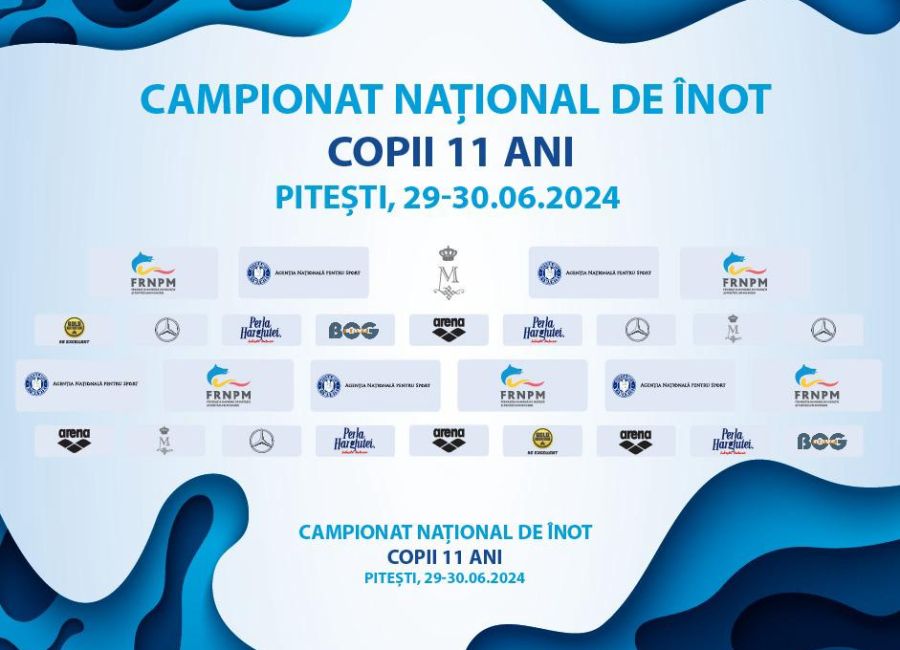 Concurs naţional de înot la Bazinul Olimpic din Piteşti