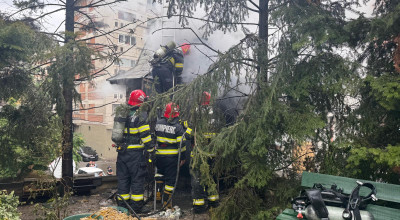 Incendiu puternic lângă biserica Mavrodolu!