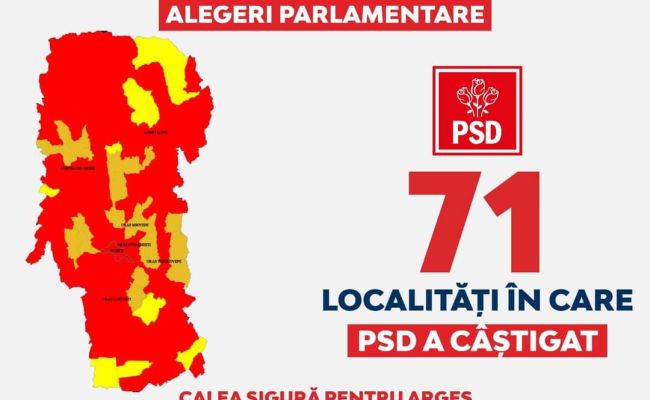 Argeșenii au ales PSD!