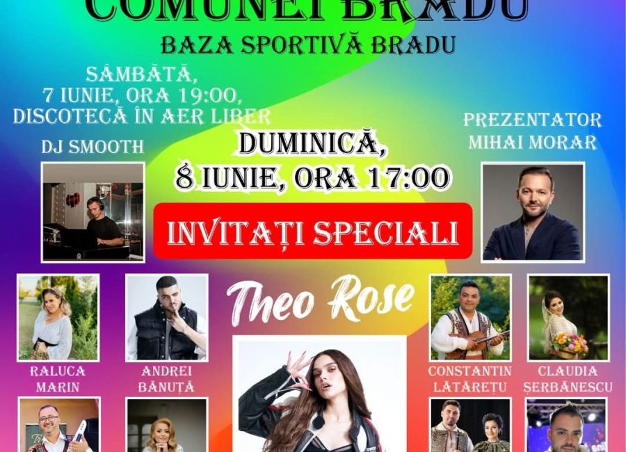 Theo Rose, SHOW INCENDIAR de Ziua Comunei Bradu!