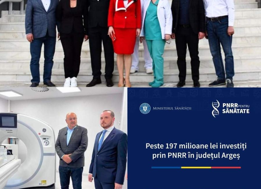 Investiții PNRR de peste 197 milioane lei în sistemul de sănătate din Argeș!
