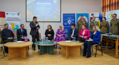 Tinerii instituționalizați au impresionat la "Ziua Carierei"