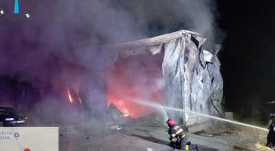 Azi-noapte, PRĂPĂD în Argeș! Incendiu URIAȘ!