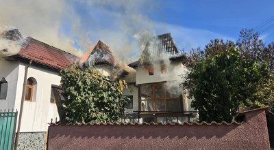 Incendiu PUTERNIC în Argeș! O femeie a fost ARSĂ!
