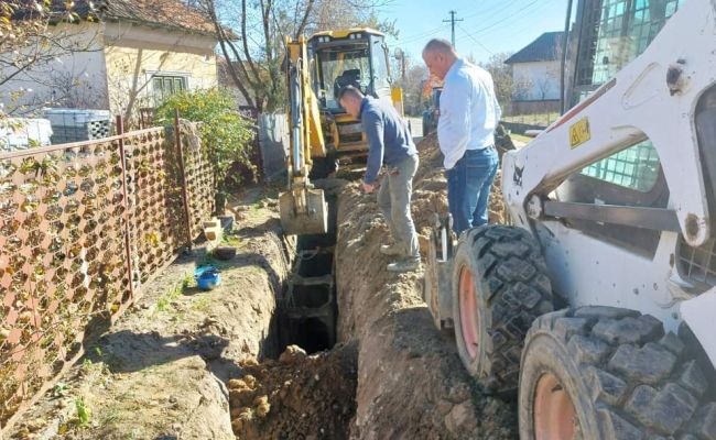 Lucrări de amploare în comuna Corbi