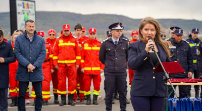 Prefectul Ioana Făcăleață: "Mândră de pompierii argeșeni"