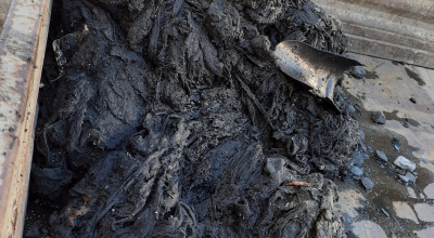 Acţiune de curăţare a reţelei de canalizare în oraşul Ştefăneşti