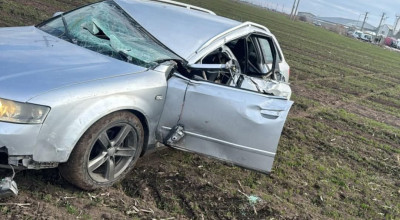 ACUM! Accident cu TREI MAȘINI în Argeș