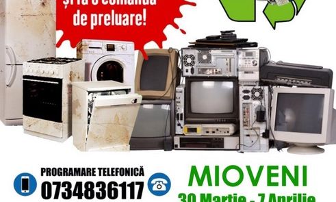 O nouă acţiune de colectare a deşeurilor electrice şi electronice