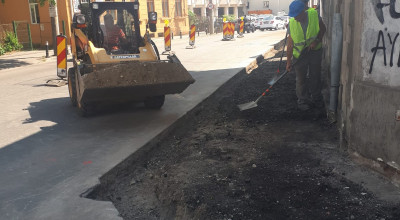 Lucrări de reabilitare a străzii Egalităţii din Piteşti