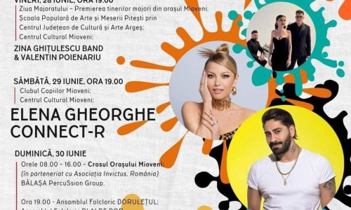 Trei zile de sărbătoare la Mioveni! Elena Gheorghe și Connect-R, super concert