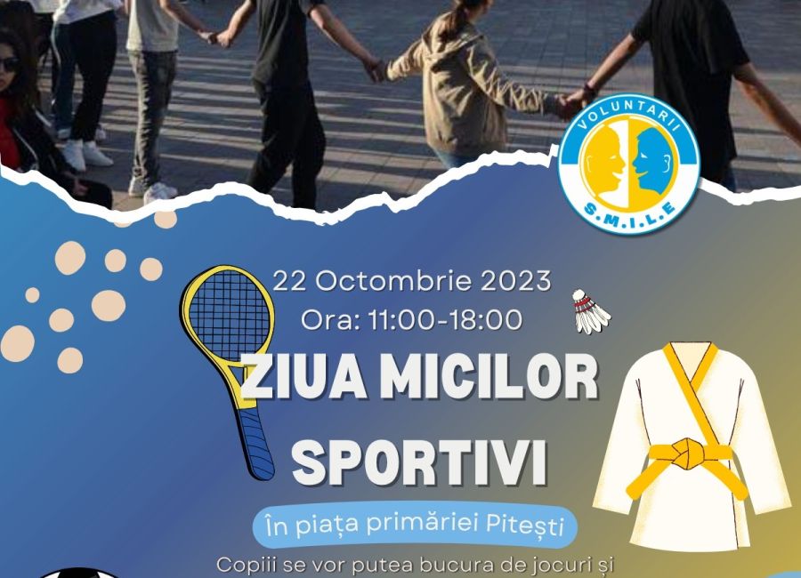 La Pitești va fi marcată "Ziua micilor sportivi"