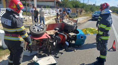 ACUM! Accident cu un MORT și TREI RĂNIȚI în Argeș!