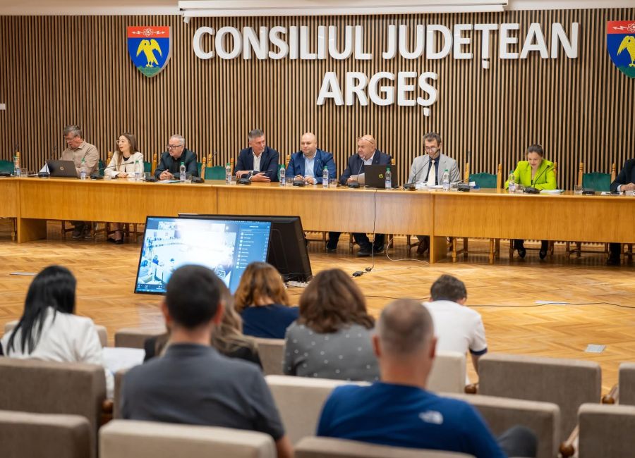 Astăzi a avut loc ședința ordinară a Consiliului Județean Argeș!