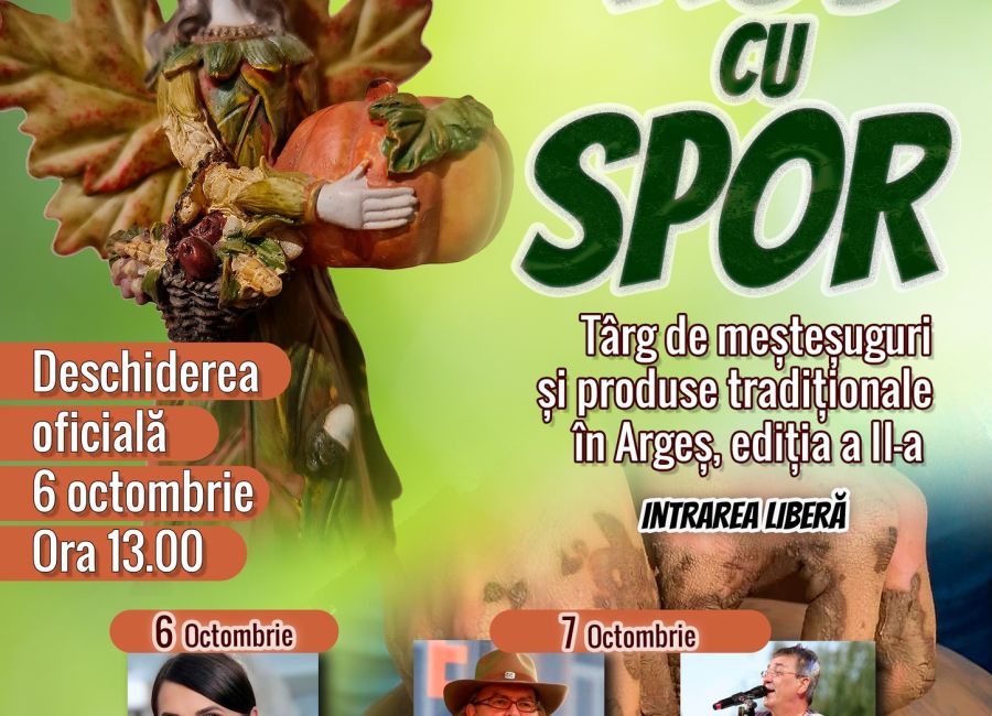Vineri începe Târgul de meșteșuguri și produse tradiționale - ROD CU SPOR