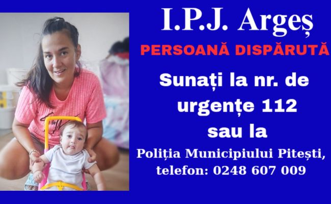 ALARMĂ în Argeș! O mamă și fetița ei au DISPĂRUT