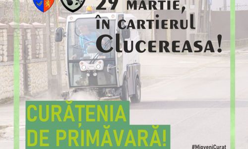 Începe curățenia de primăvară în CLUCEREASA