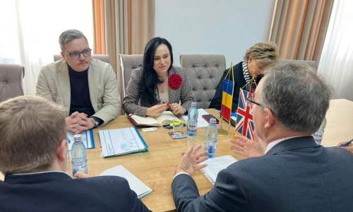 Ministrul Simona Bucura Oprescu, întâlnire cu ambasadorul Regatului Unit al Marii Britanii și Irlandei de Nord