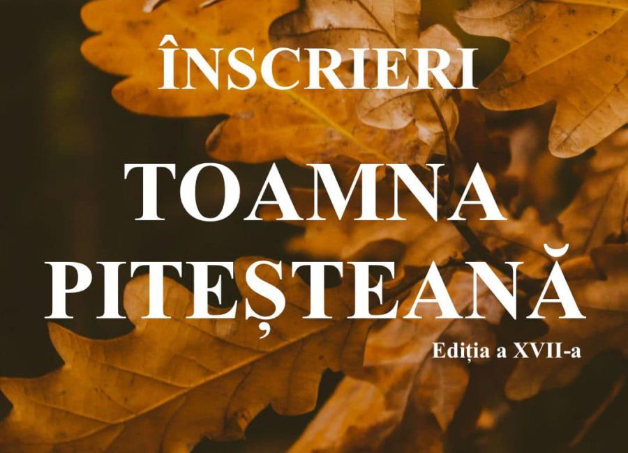 Încep înscrierile pentru ediţia din acest an a Festivalului "Toamna piteşteană"