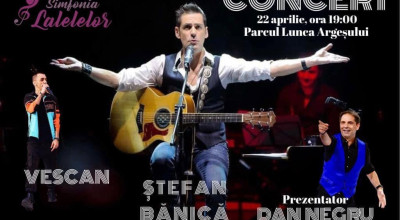 Ștefan Bănică Junior și Vescan, CONCERT, astăzi la Simfonia Lalelelor