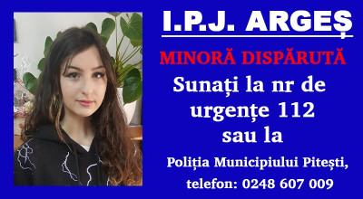O minoră din Pitești a DISPĂRUT