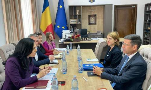 Ministrul Simona Bucura Oprescu, discuții privind situația refugiaților din Ucraina aflați în România