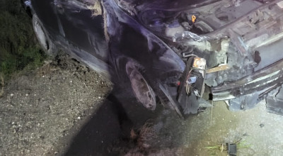 Noaptea trecută, accident în Argeș