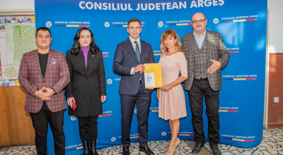 Eduard Novak, ministrul Tineretului şi Sportului, în vizită la Consiliul Judeţean Argeş