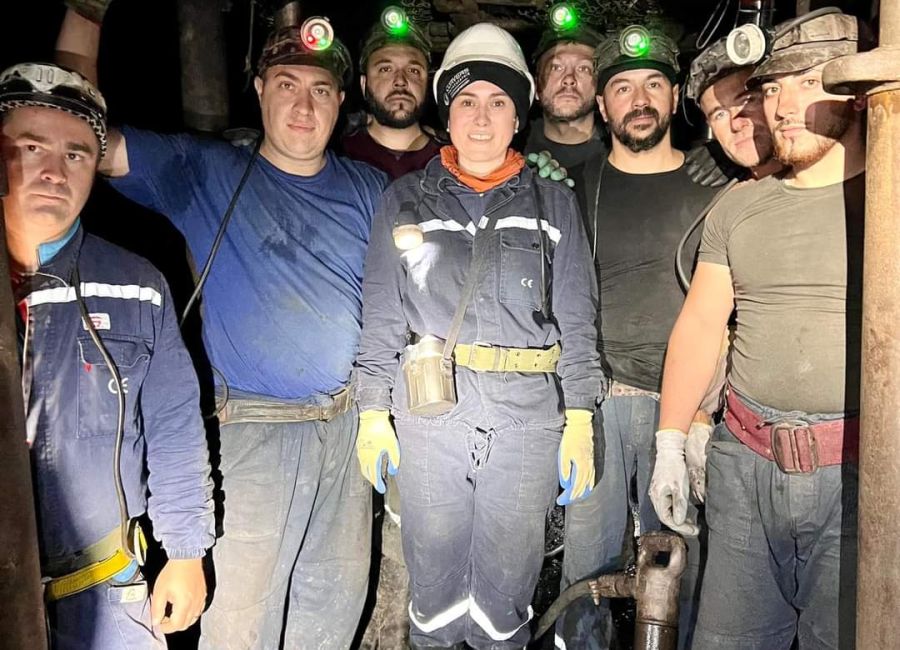 Simona Bucura Oprescu, primul ministru care a coborât în Mina Vulcan din 1990 încoace