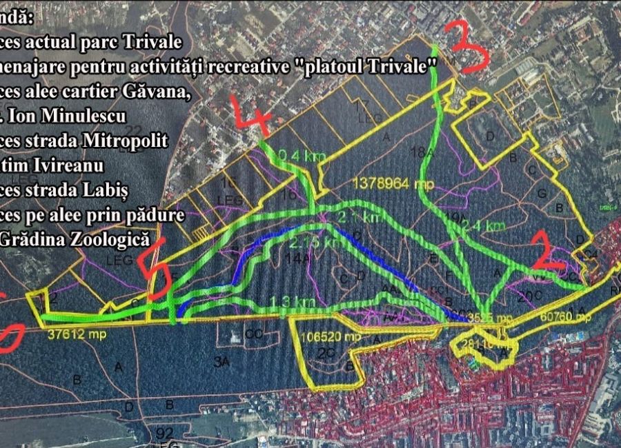 Primăria Pitești, argumente pentru transformarea Pădurii Trivale în pădure parc
