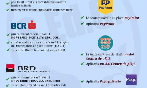 Servicii Edilitare pentru Comunitate Mioveni, metode simple pentru plata facturilor!
