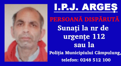 Un bărbat din Argeş a DISPĂRUT de acasă