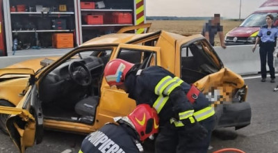 ACUM! Accident GRAV în Argeș! Intervine DESCARCERAREA