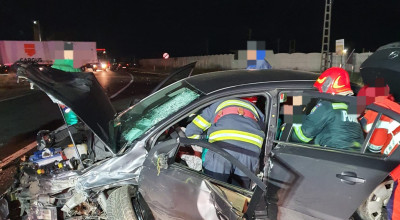 ACUM! Accident GRAV în Argeș! Persoană ÎNCARCERATĂ