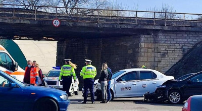 Doi poliţişti au fost răniţi în urma unui accident petrecut în Piteşti