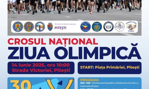 Piteștiul găzduiește Crosul Național „Ziua Olimpică” – ediția 2025!