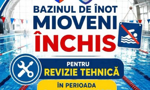 Revizie tehnică și igienizare la Bazinul de Înot Mioveni