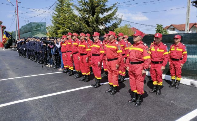 Clădire nouă pentru pompierii din Mioveni