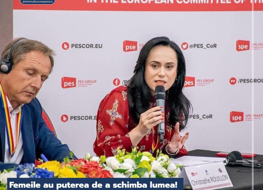 Simona Bucura Oprescu: 'Femeile au puterea de a schimba lumea'