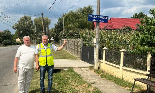 Vicepreşedintele Marius Nicolaescu a verificat stadiul lucrărilor efectuate pe două drumuri judeţene