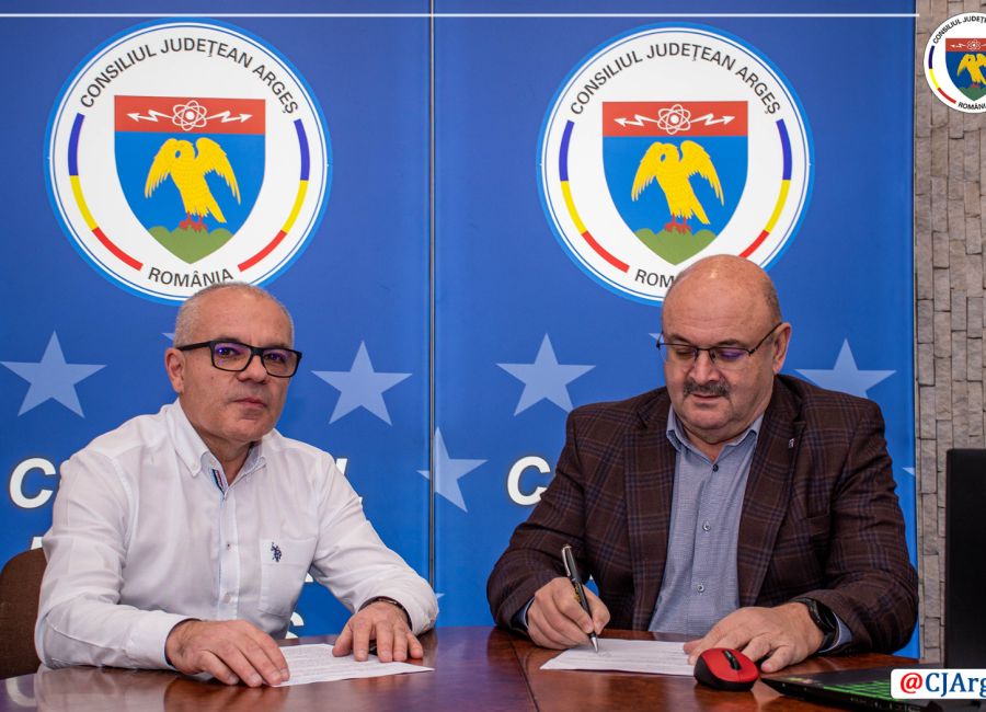 Acord de colaborare între C.J. Argeș și Agenția Națională de Cadastru și Publicitate Imobiliară